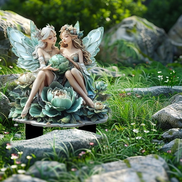 Décoration de Pot de Fleurs de Jardin Féerique Bohème, Insert de Sol Fantaisiste pour Extérieur, Figurines et Accessoires en Acrylique DIY