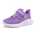 thumbnail image 1 of MEZZALL Chaussures de Course Décontractées Confortables à Lacets en Maille pour Enfants, Violet, 11.5-12 Ans, 1 of 8