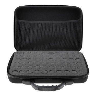 Milaget 60 Bouteilles d'Huile Essentielle Étui de Transport Sac de Rangement pour Huile d'Aromathérapie Noir
