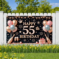 thumbnail image 5 of Decorative Design Birthday Party Banner Celebration Backdrop for Birthday Party Indoor Decoration Photo Shoot, 5 of 5
