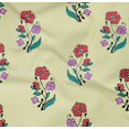 thumbnail image 4 of oneOone Coton Biologique Popeline Sergé Feuilles & Imprimé Floral BTY 42 Pouces de Large, 4 of 4