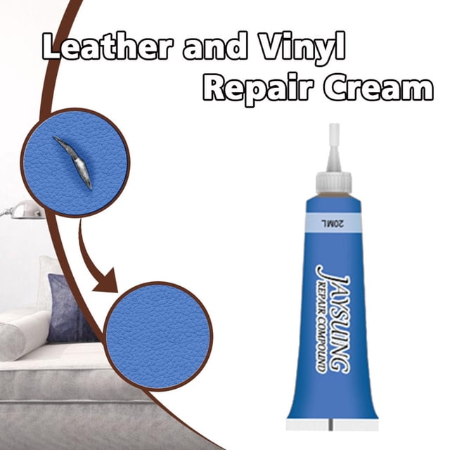 Meitianfacai Crème de Remplissage de Réparation en Cuir 20 ml Kit Restaure Siège Auto Sofa Égratignures Déchirures Éraflures Outil