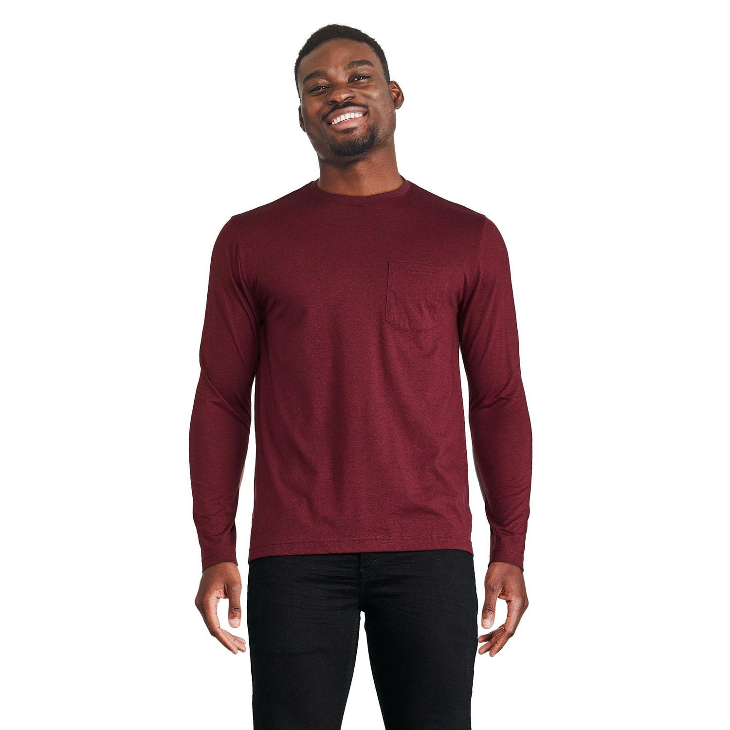 George Men's Long Sleeve Pocket Tee
