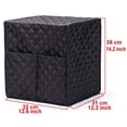 thumbnail image 3 of Coffee Machine Cover Black Cotton Cloth Coffee Maker Waterproof Dust Cover with Storage Bag Machine Washable Coffee Maker Protector for Kitchen Shop, 3 of 9