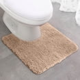 thumbnail image 3 of Toilet Rugs U Shaped Washable,Toilet Floor Mats U Shape,Thin Toilet Rugs Non Slip Absorbent Quick Dry Low Pile Toilet Mat,Microfiber Bathroom Rugs,Shaggy Bath Mat,Contour Bathroom Mats Toilet Base, 3 of 9