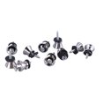 thumbnail image 2 of Guitar Strap Button, 10PCS Guitar End Pins With Screw Metal Strap Retainer System For Electric Guitar Bass Ukulele, 2 of 8