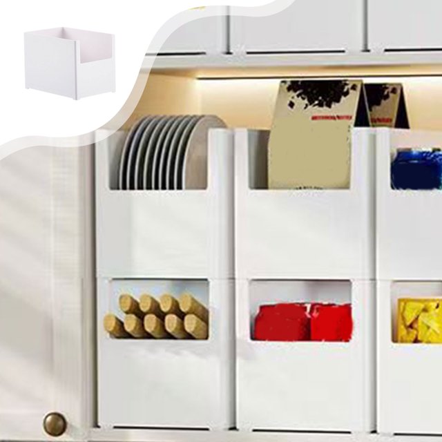 Fwttom Home Decor Storage Box Cabinet Kitchen Drawer Organizing Storage Basket Miscellaneous Snacks Storage Basket Bathroom Storage Basket
