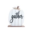thumbnail image 1 of Wooden White Pumpkin Stand (Gather), 1 of 3