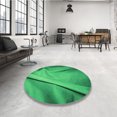 thumbnail image 4 of Ahgly Company Machine Washable Indoor Rectangle Transitional Neon Green Area Rugs, 5' x 8', 4 of 7