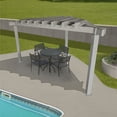 thumbnail image 2 of Sojag Lima 10 x 10 x 8 ft Grey Rustproof Aluminum Frame Pergola, 2 of 7