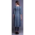 thumbnail image 3 of Bimba Kurtis Droits pour Femmes Longue Robe Kurti Imprimée Haut Indien à Manches 3/4, 3 of 6