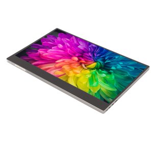 4K Moniteur portable, 15.6 1 cm 3840x2160 UHD écran tactile double USB C Moniteur de jeux 600cd/㎡ HDR FreeSync Appui 4096 Niveaux de pression et projection d'écran Ordinateur portable