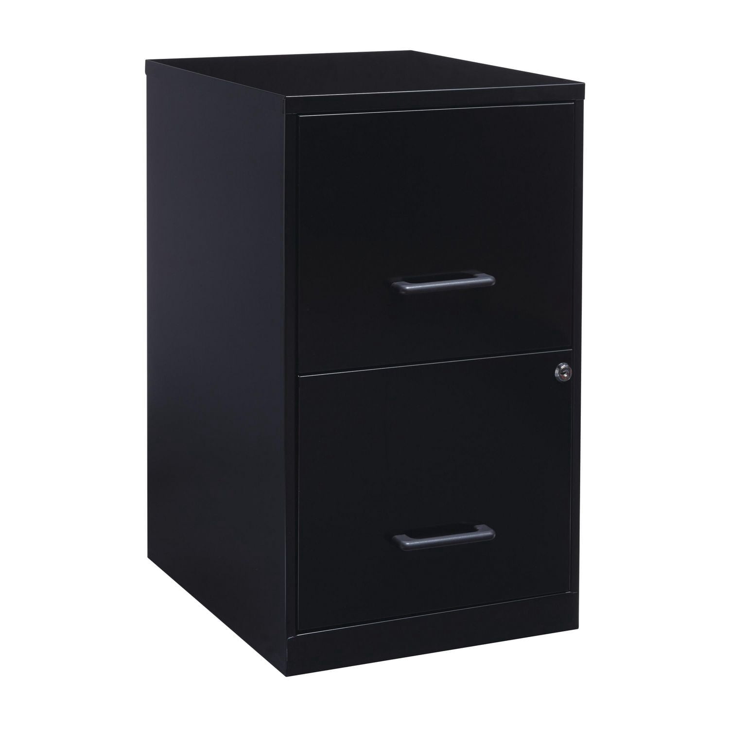 Solutions d’espace - Classeur vertical, largeur papier lettre à 2 tiroirs de 18 po de profondeur - noir