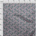 thumbnail image 2 of oneOone Silk Tabby Fabric Leaves|Floral & Paisley Block Decor Fabric Printed BTY 42 Inch Wide, 2 of 4