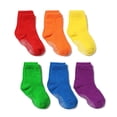 thumbnail image 2 of yocbz Kids Wool Socks 6PC Children Socks Comfortable Soft Fashion Solid Color Children Floor Socks E,0-1 Years, 2 of 3