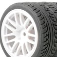 thumbnail image 3 of 4 Pièces Pneus de Voiture RC 1/16 1/14 Modèle Accessoires Remplacement Pièces de Voiture Roues de Pneus Modifiés pour Wltoys Garçons Escalade, Blanc, multi, 3 of 4