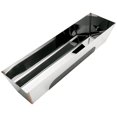 thumbnail image 3 of 2X 12HRG Non Slip Contoured Stainless Steel Heliarc Mud Pan, 14Inch, 3 of 7