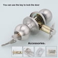 thumbnail image 2 of Door Handle, Round Knob Lock Door Lock, Key Lock, Latch Size 60/70mm, 2 of 2