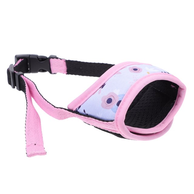 Mouzzle Anti-Morsure Ajustable pour Chien, Couvre-Bouche Respirant
