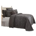 thumbnail image 4 of Better Trends BSWRKIGRY Collection Anneau de Mariage Couvre-Lit Taille King, Gris, 4 of 5