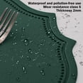 thumbnail image 4 of PVC Placemat 30 cm x 45 cm Heat-Resistant Oil-Proof Vintage Scandinavian-Style Table Mat for Dining Room, 4 of 6