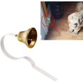 thumbnail image 4 of Shop owner's bell, antique wall mount, for cat training 18cm, 4 of 5