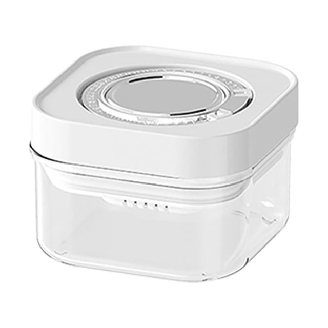 Bigersell Push Top Food Storage Containers, Airtight Kitchen Cereal Containers Storage for Pantry Organization Stackable One Button Opening Dry Food Containers Flour and Sugar Containers A One Size