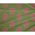 thumbnail image 4 of oneOone Polyester Lycra Fabric Floral Block Print Fabric By The Yard 56 Inch Wide, 4 of 4