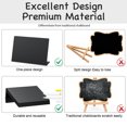 thumbnail image 4 of Acrylic Small Blackboard L Shaped V Shaped Desktop Display Label Erasable Price Board Table Bill Board, 4 of 6