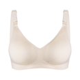 thumbnail image 1 of Timegard Bras for Women Wireless Adjustable Strap Full Support Soft Comfortable Deep V Bra Sleep Bralette, 1 of 6