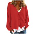 thumbnail image 4 of 2025 Cardigan à Boutons pour Femmes Tricot Sans Manches Cardigans pour Femmes Cardigan Uni pour Femmes Cardigan d'Entraînement pour Femmes Chandail Lavande Boléros pour Femmes pour, 4 of 4