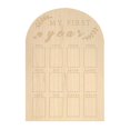 thumbnail image 2 of My First Year Photo Display Wooden Board Year Photo Frame Board 12 Months Baby Photo Frame 1st Birthday Baby Keepsake Gift For Mom, 2 of 9