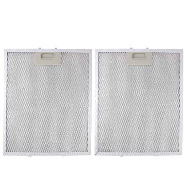 MYG Filtre à Graisse d'Évacuation de Cuisine 2x pour Hotte de Cuisinière Filtre à Graisse en Métal 350x240x9mm