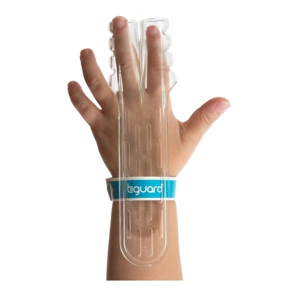 TGuard AeroFinger - Finger Sucking Guard to Promote Oral Health - Effective Finger Sucking Stopper for Babies Toddlers and Kids - Finger Guard for Kids Finger Sucking Ages 2-4 40+ lbs. (Small)