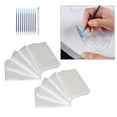 thumbnail image 3 of 10 Sheets White Carbon Transfer Paper Inch Tracing Paper Carbon Copy Paper with Embossing Tracing Dotting Tools with Pens 10PCS Transfer Pencil, 3 of 8