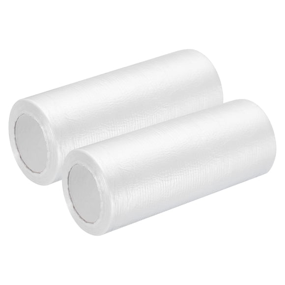 2 Rolls 10 x 52 Ft Plastic Drop Cloth, Waterproof Protective Masking Film or Protecting Furniture, Flooring