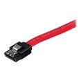 thumbnail image 2 of StarTech.com 24in Latching SATA Cable - SATA cable - Serial ATA 150/300/600 - SATA (R) to SATA (R) - 2 ft - latched - red (LSATA24) - SATA cable - Serial ATA 150/300/600 - SATA (R) to SATA (R) - 2 ft - latched - red - for P/N: 10P6G-PCIE-SATA-CARD, 2P6G-PCIE-SATA-CARD, 6P6G-PCIE-SATA-CARD, BRACKET125PTP, 2 of 2