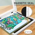 thumbnail image 4 of Kids Art Frame Photo Frame Interchangeable Kids Artwork drawings storage Frame for Postcards, 4 of 9