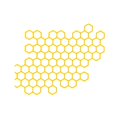 thumbnail image 2 of 10Pcs Honeycomb Car Sticker, Cagogo Honeycomb Car Sticker, Personalized Motorcycle Scooter Taillight Decal, Waterproof Adhesive Vinyl Modification Sticker, Auto Body Styling Accessory for Car Truck, 2 of 6