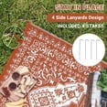 thumbnail image 4 of Tapis Extérieur Réversible – Grande Paille Plastique Imperméable – Résistant aux UV – Tapis de Patio à Médaillon – Terrasse, Véranda, Jardin, Camping et VR – Terre Cuite Orange/blanc, 9x12 Pieds (274x360cm), USA, 4 of 8