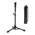 thumbnail image 2 of Lipstore Baseball Tee 15.35 to 31.5inch Rack Batting Tee for Outdoor Hitting Exercise Black, 2 of 8