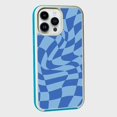 thumbnail image 4 of Caseco Étui à Motif Damier Tourbillon Bleu MagSafe pour iPhone 14 Pro Max, 4 of 4