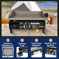 thumbnail image 2 of Razor Griddle GGT2160M 19 Inch Portable 1 Burner LP Propane Gas Grill, Steel, 2 of 12