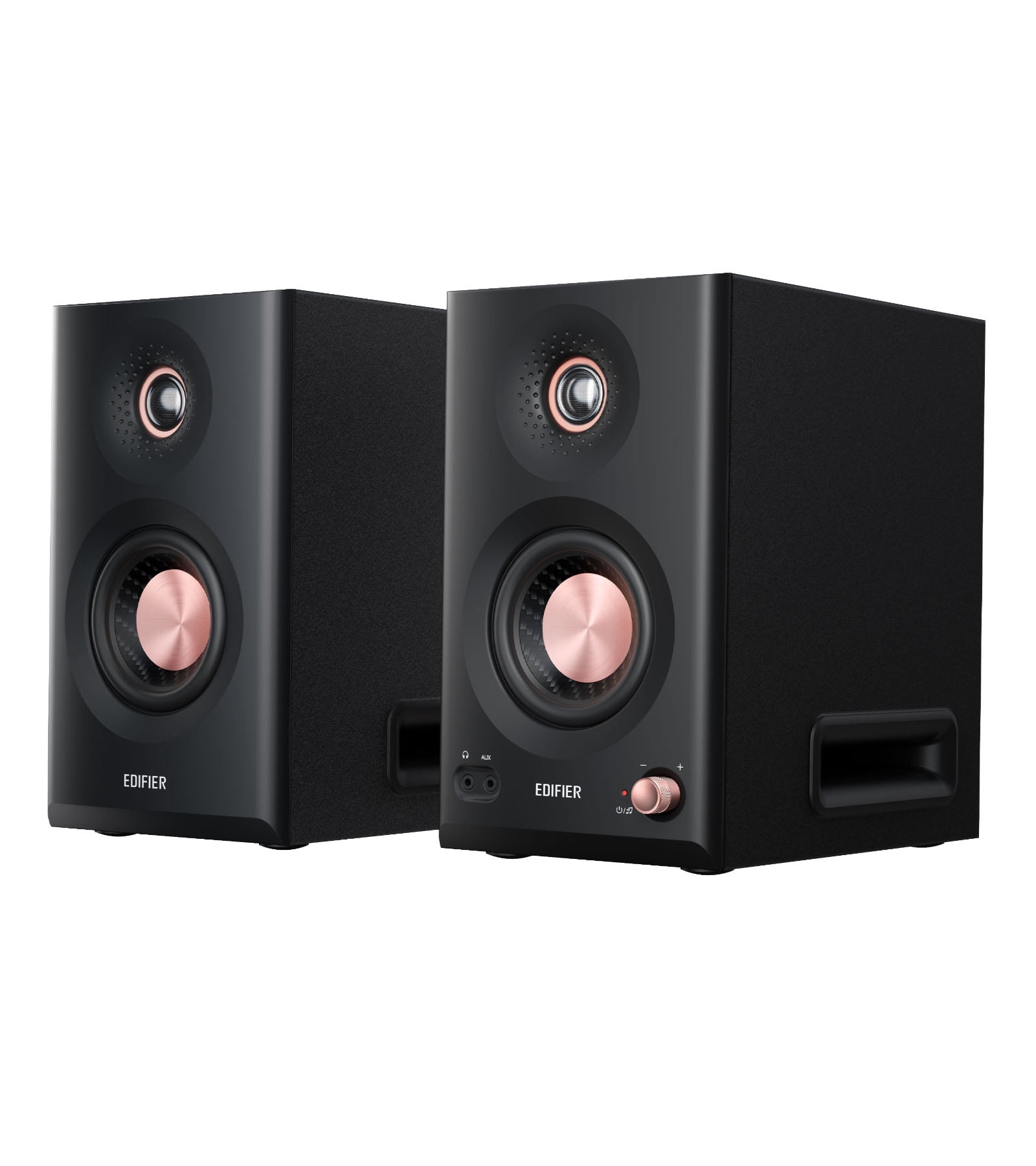 Edifier MR5 2.0 Studio Monitor Bookshelf Speakers, 110W(RMS), Hi-Res Audio, Bluetooth 6.0, 3-Way Active Design, Room Compensation, XLR/TRS/RCA Inputs, Compact Size for Home Studio & Music - Black