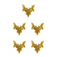 thumbnail image 3 of maskred Beautiful And Easy To Rhinestones Applique Sew On Beads Trim Patches Versatile Beautiful And Elegant yellow 5Set, 3 of 6