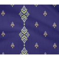 thumbnail image 4 of oneOone Tissu en Coton Flex Rayé & Tourbillon Imprimé Ikat BTY 40 Pouces de Large, 4 of 4