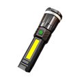 thumbnail image 2 of Boovnll Flashlight, Led Flashlights High Powered Super Bright Flashlight Rechargeable 4 Modes Lights with Side Light for Emergency Outdoor Home Camping Hiking Gift, Rechargeable Flashlights, 2 of 9