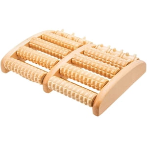 Massager de pied Roller en bois Double masseurs de pied Aide à soulager la fasciite plantarienne