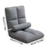thumbnail image 3 of fheaev Singles Bedroom Bays Window Bed With Foldable Backrest For Sleeping Or Reclining Sofa Cushion, 3 of 3