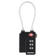 thumbnail image 4 of No Keys Steel Tsa Lock, Tsa21100 3-Digit Steel Wire Lock, For Travel Suitcase Luggage, 4 of 8